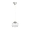 Saddle Creek 1 Light Brushed Nickel Mini Pendant with Seeded Glass Shade Kitchen Light by Hunter -Hunter Sales brushed nickel hunter pendant lights 19189 64 1000
