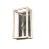 Squire Manor 1-Light Brushed Nickel Wall Sconce with Bleached Wood Frame by Hunter 1 Squire Manor 1-Light Brushed Nickel Wall Sconce with Bleached Wood Frame by Hunter -Hunter Sales brushed nickel hunter vanity lighting 19670 64 1000