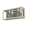 Squire Manor 17 in. 2-Light Brushed Nickel Vanity Light with Bleached Wood Frame by Hunter -Hunter Sales brushed nickel hunter vanity lighting 19672 64 1000