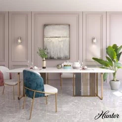 Lochemeade 1 Light Brushed Nickel Wall Sconce with Seeded Glass Shade Bathroom Light by Hunter 11 Lochemeade 1 Light Brushed Nickel Wall Sconce with Seeded Glass Shade Bathroom Light by Hunter -Hunter Sales brushed nickel hunter vanity lighting 19775 40 1000