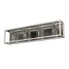 Squire Manor 33 in. 4-Light Chrome Vanity Light with Distressed White Frame by Hunter -Hunter Sales chrome hunter vanity lighting 19037 64 1000