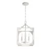 Highland Hill 4 Light Distressed White Island Pendant Light Dining Room Light by Hunter -Hunter Sales distressed white hunter chandeliers 19284 64 1000