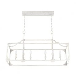 Highland Hill 8 Light Distressed White Candlestick Chandelier Kitchen Light by Hunter 21 Highland Hill 8 Light Distressed White Candlestick Chandelier Kitchen Light by Hunter -Hunter Sales distressed white hunter chandeliers 19290 1f 1000