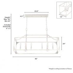 Highland Hill 8 Light Distressed White Candlestick Chandelier Kitchen Light by Hunter 18 Highland Hill 8 Light Distressed White Candlestick Chandelier Kitchen Light by Hunter -Hunter Sales distressed white hunter chandeliers 19290 77 1000