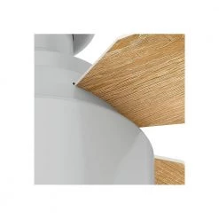 Cranbrook 52 in. LED Low Profile Indoor Dove Grey Ceiling Fan with Light Kit and Remote Control by Hunter -Hunter Sales dove grey hunter ceiling fans with lights 50264 44 1000