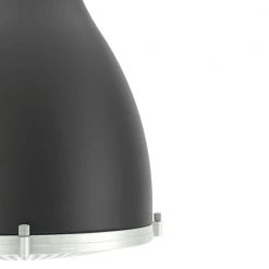 Bluff View 3 Light Flat Matte Black Island Pendant Light with Metal Shade Dining Room Light by Hunter -Hunter Sales flat matte black hunter chandeliers 19212 a0 1000
