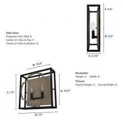 Stone Creek 2 Light Rustic Iron Wall Sconce Bathroom Light by Hunter 15 Stone Creek 2 Light Rustic Iron Wall Sconce Bathroom Light by Hunter -Hunter Sales french oak hunter vanity lighting 19227 66 1000