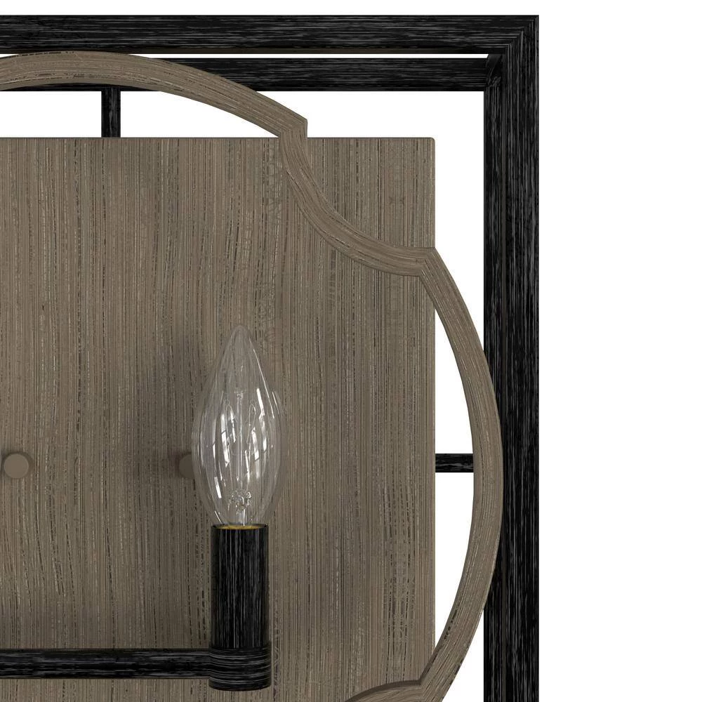 Stone Creek 2 Light Rustic Iron Wall Sconce Bathroom Light by Hunter 6 Stone Creek 2 Light Rustic Iron Wall Sconce Bathroom Light by Hunter - Image 4