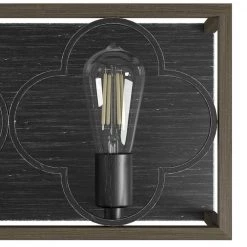 Gablecrest 33 in. 4-Light French Oak Vanity Light by Hunter -Hunter Sales french oak hunter vanity lighting 19398 a0 1000