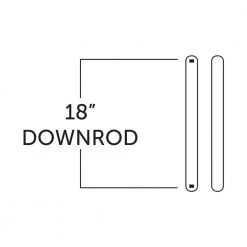 18 in. Fresh White Extension Downrod for 10 ft. or 11 ft. Ceilings by Hunter 7 18 in. Fresh White Extension Downrod for 10 ft. or 11 ft. Ceilings by Hunter -Hunter Sales fresh white hunter ceiling fan downrods 99701 4f 1000