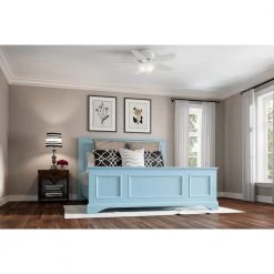 Newsome 42 in. Indoor Low Profile Fresh White Ceiling Fan With LED Light Kit and Remote by Hunter -Hunter Sales fresh white hunter ceiling fans with lights 32812 1f 1000