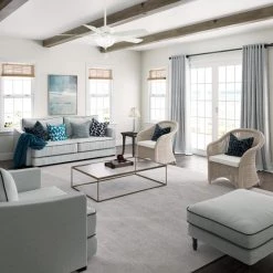 Swanson 52 in. LED Indoor Fresh White Ceiling Fan with Light by Hunter 21 Swanson 52 in. LED Indoor Fresh White Ceiling Fan with Light by Hunter -Hunter Sales fresh white hunter ceiling fans with lights 50908 31 1000