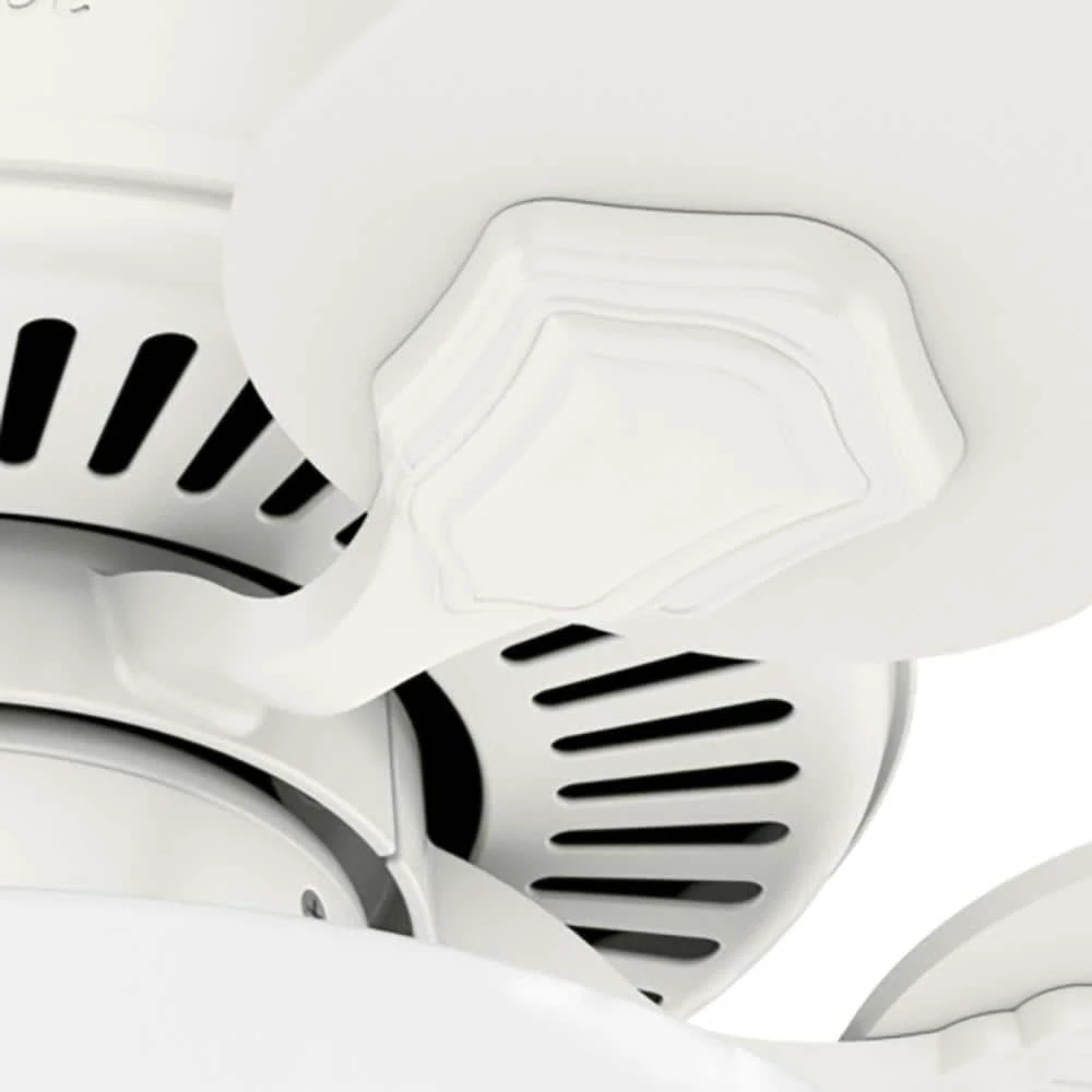 Swanson 52 in. LED Indoor Fresh White Ceiling Fan with Light by Hunter 9 Swanson 52 in. LED Indoor Fresh White Ceiling Fan with Light by Hunter - Image 7