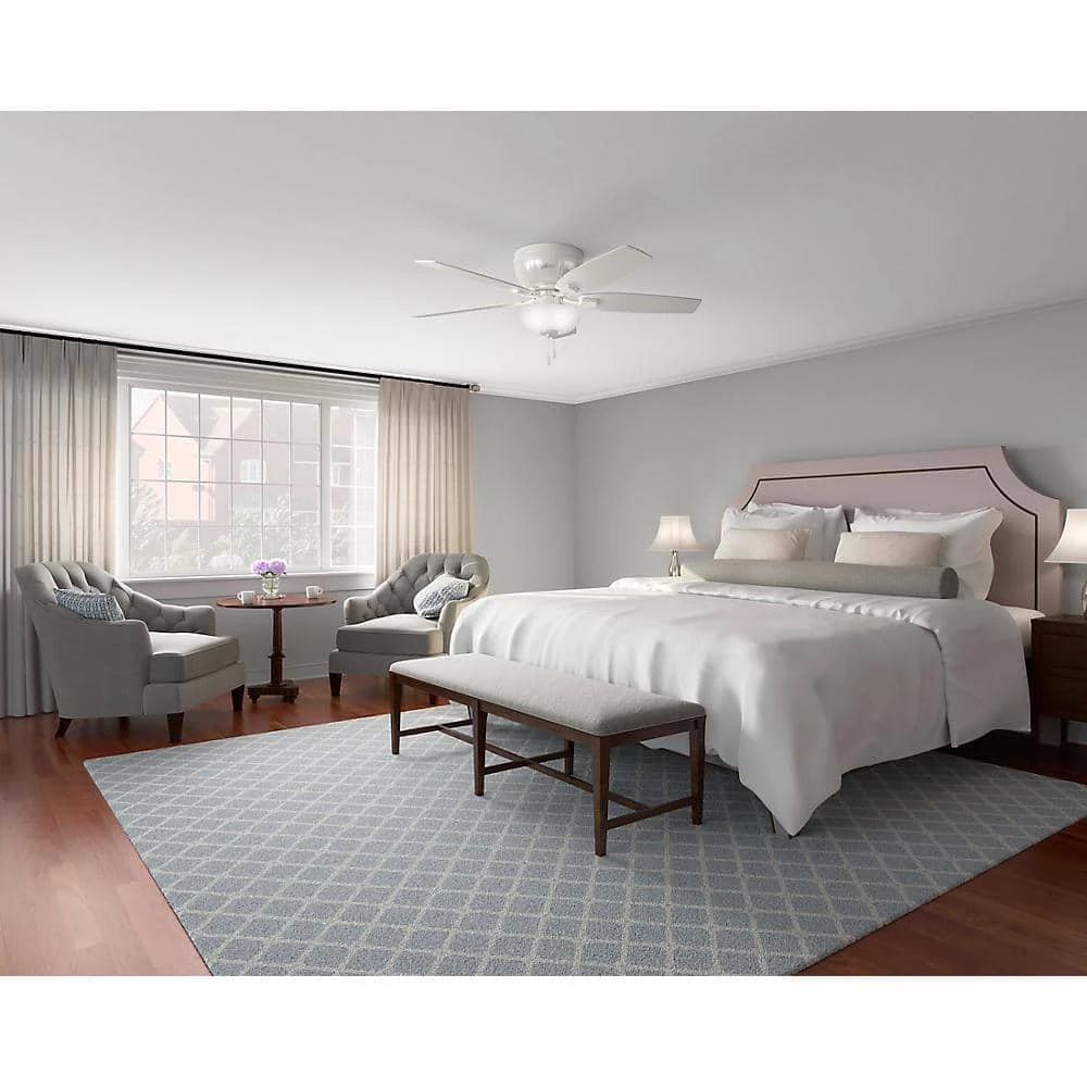 Kenbridge 52 in. LED Low Profile Indoor Fresh White Ceiling Fan by Hunter 4 Kenbridge 52 in. LED Low Profile Indoor Fresh White Ceiling Fan by Hunter - Image 2