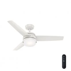 Midtown 48 in. LED Indoor Ceiling Fan with Light and Remote Control by Hunter