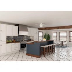 Dempsey 44 in. Low Profile LED Indoor Fresh White Ceiling Fan with Universal Remote by Hunter 19 Dempsey 44 in. Low Profile LED Indoor Fresh White Ceiling Fan with Universal Remote by Hunter -Hunter Sales fresh white hunter ceiling fans with lights 59244 a0 1000