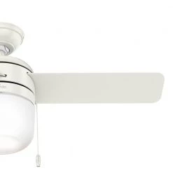 Acumen 42 in. LED Indoor Fresh White Ceiling Fan with Light Kit by Hunter 17 Acumen 42 in. LED Indoor Fresh White Ceiling Fan with Light Kit by Hunter -Hunter Sales fresh white hunter ceiling fans with lights 59409 1f 1000