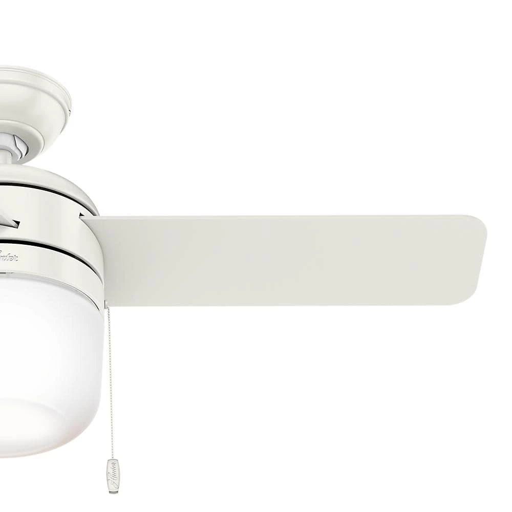 Acumen 42 in. LED Indoor Fresh White Ceiling Fan with Light Kit by Hunter 8 Acumen 42 in. LED Indoor Fresh White Ceiling Fan with Light Kit by Hunter - Image 6