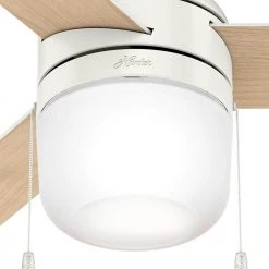 Acumen 42 in. LED Indoor Fresh White Ceiling Fan with Light Kit by Hunter 14 Acumen 42 in. LED Indoor Fresh White Ceiling Fan with Light Kit by Hunter -Hunter Sales fresh white hunter ceiling fans with lights 59409 66 1000
