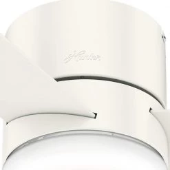 Minimus 44 in. Low Profile Integrated LED Indoor Fresh White Ceiling Fan with Light Kit and Remote by Hunter 22 Minimus 44 in. Low Profile Integrated LED Indoor Fresh White Ceiling Fan with Light Kit and Remote by Hunter -Hunter Sales fresh white hunter ceiling fans with lights 59452 76 1000