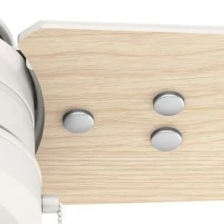 Cassius 44 in. Indoor/Outdoor Fresh White Ceiling Fan by Hunter -Hunter Sales fresh white hunter ceiling fans without lights 50262 44 1000