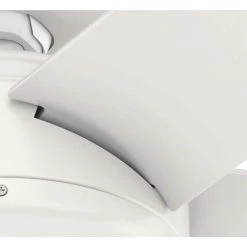 Omnia 30 in. Indoor/Outdoor Fresh White Ceiling Fan with Wall Control by Hunter -Hunter Sales fresh white hunter ceiling fans without lights 51362 66 1000