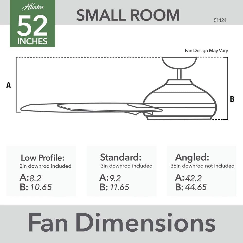 Tidal Ridge 52 in. Outdoor Fresh White Ceiling Fan with Wall Switch by Hunter 7 Tidal Ridge 52 in. Outdoor Fresh White Ceiling Fan with Wall Switch by Hunter - Image 5