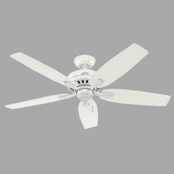 Newsome 52 in. Indoor Fresh White Ceiling Fan by Hunter