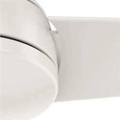 Trimaran 52 in. Indoor/Outdoor Fresh White Ceiling Fan with Wall Switch by Hunter -Hunter Sales fresh white hunter ceiling fans without lights 59610 4f 1000