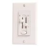 Fan and Light Dual-Slide Preset Switch by Hunter -Hunter Sales hunter ceiling fan switches 27183 64 1000