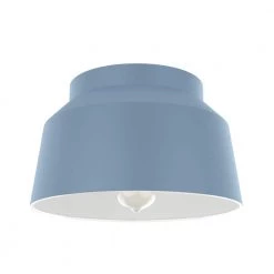 Cranbrook 11.5 in. 1 Light Indigo Blue Flush Mount Kitchen Light by Hunter