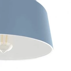 Cranbrook 11.5 in. 1 Light Indigo Blue Flush Mount Kitchen Light by Hunter -Hunter Sales indigo blue hunter flush mount lights 19173 66 1000