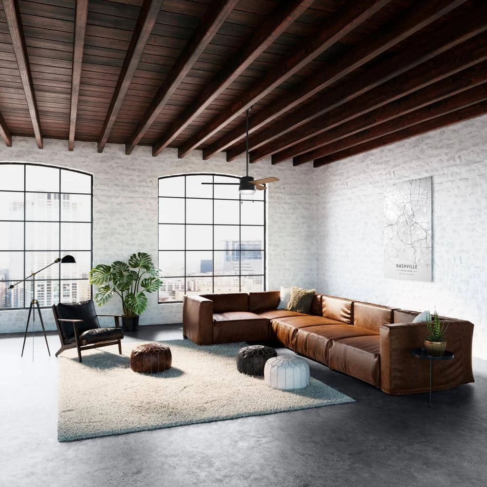 Aker 52 in. LED Indoor/Outdoor Matte Black Ceiling Fan with Light Kit by Hunter 9 Aker 52 in. LED Indoor/Outdoor Matte Black Ceiling Fan with Light Kit by Hunter - Image 7