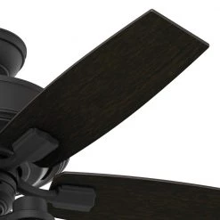 Bennett 44 in. Indoor Matte Black Ceiling Fan with Light Kit and Remote Control by Hunter 18 Bennett 44 in. Indoor Matte Black Ceiling Fan with Light Kit and Remote Control by Hunter -Hunter Sales matte black hunter ceiling fans with lights 50416 1f 1000