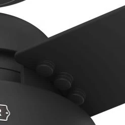 Spring Valley 52 in. Indoor/Outdoor Matte Black Ceiling Fan with Light by Hunter 25 Spring Valley 52 in. Indoor/Outdoor Matte Black Ceiling Fan with Light by Hunter -Hunter Sales matte black hunter ceiling fans with lights 51301 76 1000