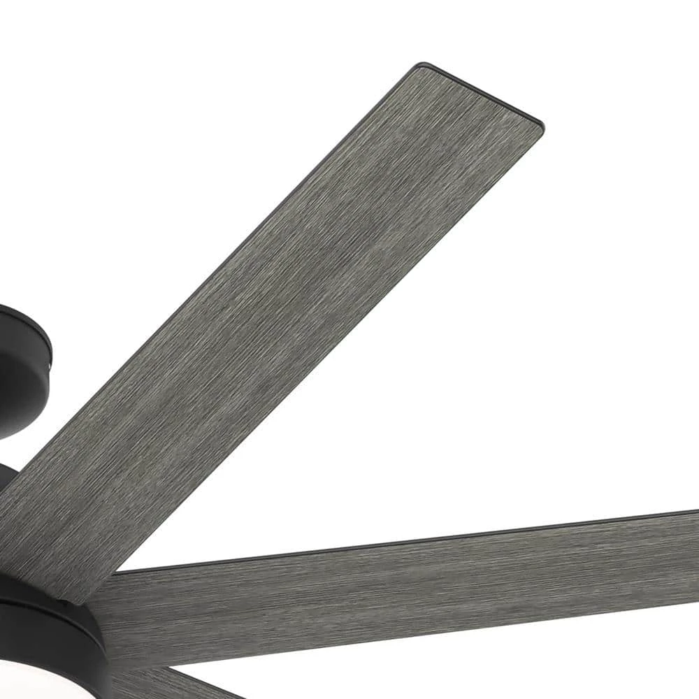 Phenomenon 60 in. Indoor Matte Black Smart Ceiling Fan with Remote and Light Kit by Hunter 8 Phenomenon 60 in. Indoor Matte Black Smart Ceiling Fan with Remote and Light Kit by Hunter - Image 6