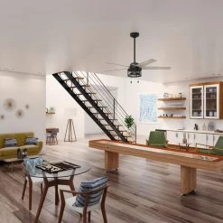 Belvedere 52 in. Indoor Matte Black Ceiling Fan with Light Kit by Hunter 16 Belvedere 52 in. Indoor Matte Black Ceiling Fan with Light Kit by Hunter -Hunter Sales matte black hunter ceiling fans with lights 51564 40 1000