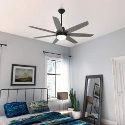 Wilder 60 in. Indoor Matte Black Ceiling Fan with Remote Control and Light Kit by Hunter 18 Wilder 60 in. Indoor Matte Black Ceiling Fan with Remote Control and Light Kit by Hunter -Hunter Sales matte black hunter ceiling fans with lights 51566 a0 1000