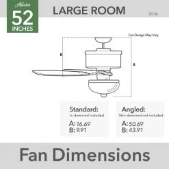 Swanson 52 in. Indoor Matte Black Ceiling Fan with Light Kit by Hunter 29 Swanson 52 in. Indoor Matte Black Ceiling Fan with Light Kit by Hunter -Hunter Sales matte black hunter ceiling fans with lights 51738 76 1000