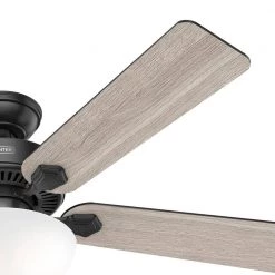 Swanson 52 in. Indoor Matte Black Ceiling Fan with Light Kit by Hunter 23 Swanson 52 in. Indoor Matte Black Ceiling Fan with Light Kit by Hunter -Hunter Sales matte black hunter ceiling fans with lights 51738 77 1000