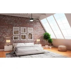 Orchestra 60 in. Indoor Matte Black Ceiling Fan with Remote and Light Kit by Hunter 17 Orchestra 60 in. Indoor Matte Black Ceiling Fan with Remote and Light Kit by Hunter -Hunter Sales matte black hunter ceiling fans with lights 51747 40 1000