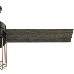 Ronan 52 in. LED Indoor Matte Black Ceiling Fan with Light and Remote by Hunter 19 Ronan 52 in. LED Indoor Matte Black Ceiling Fan with Light and Remote by Hunter -Hunter Sales matte black hunter ceiling fans with lights 59239 77 1000