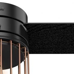 Ronan 52 in. LED Indoor Matte Black Ceiling Fan with Light and Remote by Hunter 20 Ronan 52 in. LED Indoor Matte Black Ceiling Fan with Light and Remote by Hunter -Hunter Sales matte black hunter ceiling fans with lights 59239 c3 1000