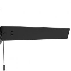 Cassius 44 in. Indoor/Outdoor Matte Black Ceiling Fan by Hunter -Hunter Sales matte black hunter ceiling fans without lights 50260 4f 1000