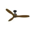 Melbourne 52 in. Indoor Matte Black Ceiling Fan with Wall Control by Hunter -Hunter Sales matte black hunter ceiling fans without lights 50791 64 1000