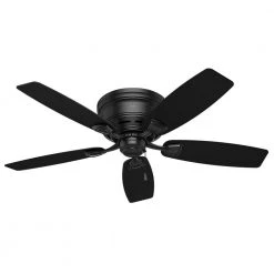 Sea Wind 48 in. Indoor/Outdoor Matte Black Ceiling Fan by Hunter