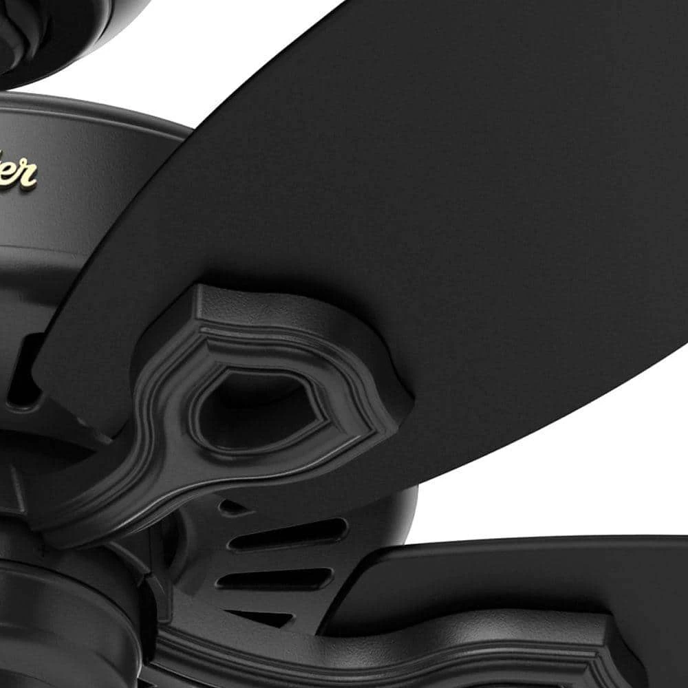 Builder Elite 52 in. Indoor/Outdoor Matte Black Ceiling Fan by Hunter 9 Builder Elite 52 in. Indoor/Outdoor Matte Black Ceiling Fan by Hunter - Image 7