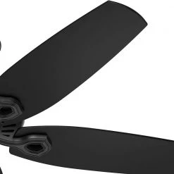 Builder Elite 52 in. Indoor/Outdoor Matte Black Ceiling Fan by Hunter 20 Builder Elite 52 in. Indoor/Outdoor Matte Black Ceiling Fan by Hunter -Hunter Sales matte black hunter ceiling fans without lights 53294 c3 1000