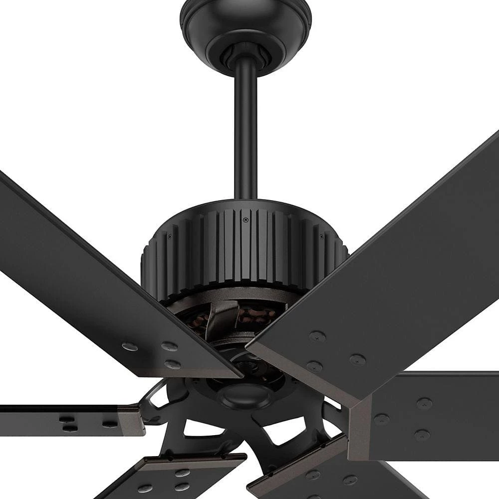 HFC-72 72 in. Indoor/Outdoor Matte Black Ceiling Fan with Wall Control by Hunter 5 HFC-72 72 in. Indoor/Outdoor Matte Black Ceiling Fan with Wall Control by Hunter - Image 3