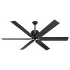 HFC-72 72 in. Indoor/Outdoor Matte Black Ceiling Fan with Wall Control by Hunter -Hunter Sales matte black hunter ceiling fans without lights 59136 64 1000